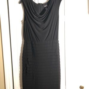 Adrianna Papell Black Sleeveless Dress